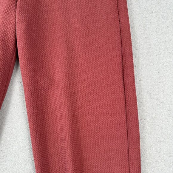 Shop Meg Cuffed Leg‎ Trousers Women’s XS Red Tapered Leg Stretch Pocket Mid Rise - Picture 4 of 16